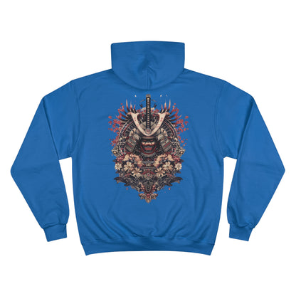 Oni Samurai Mask Hoodie - Japanese Demon Warrior Champion Sweatshirt