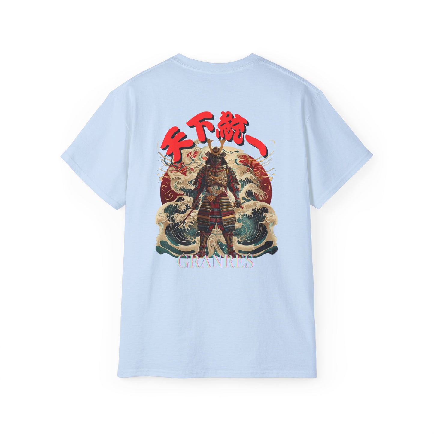 Samurai Warrior Japanese Art T-Shirt - Traditional Armor Back Print Tee