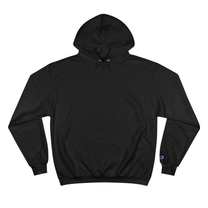 Futuristic Samurai Champion Hoodie - Modern Japanese Cyberpunk Warrior Sweatshirt in Black