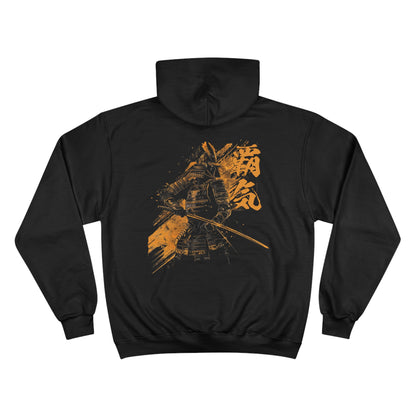 Samurai Warrior Splash Champion Eco Hoodie - Japanese Katana Art Sweatshirt