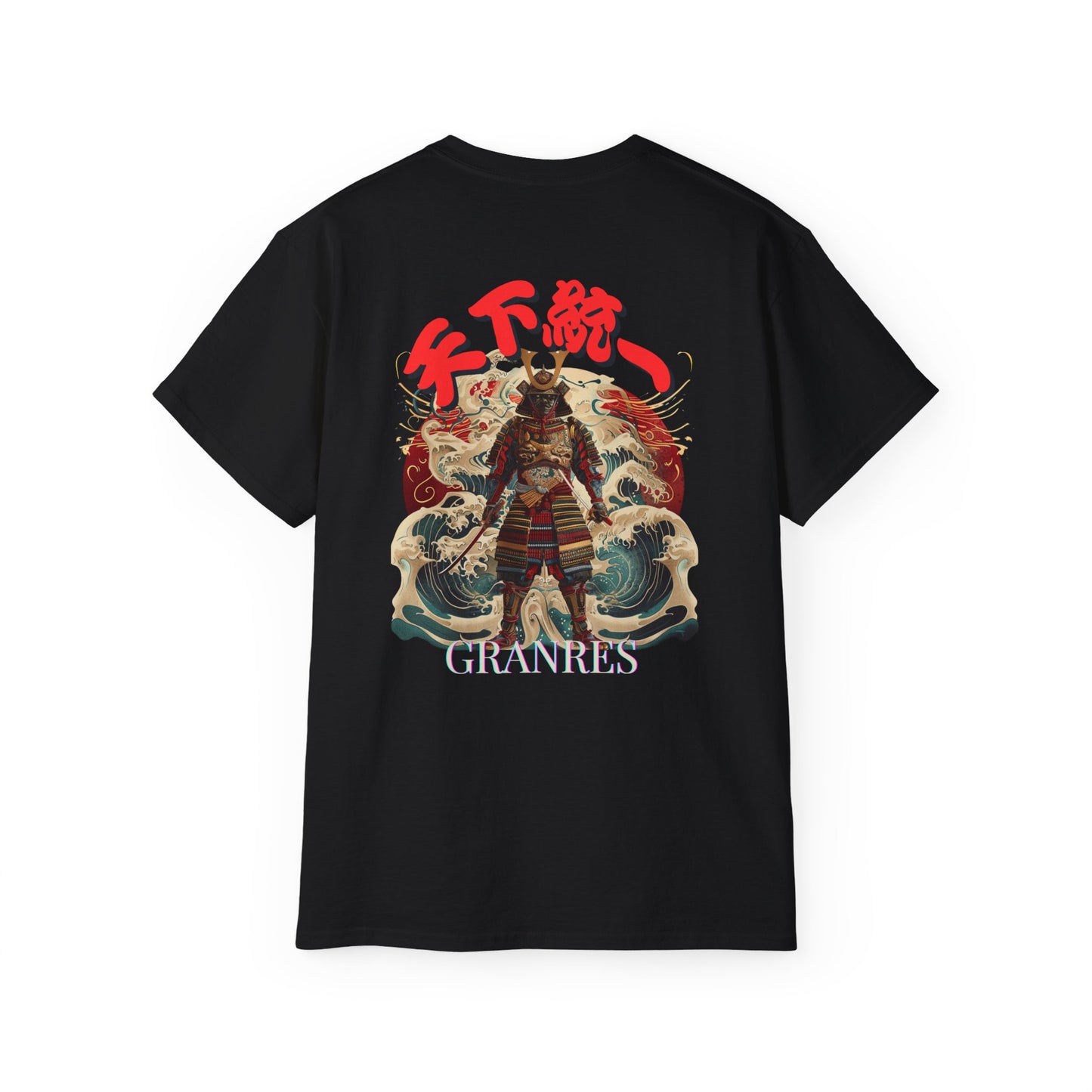 Samurai Warrior Japanese Art T-Shirt - Traditional Armor Back Print Tee