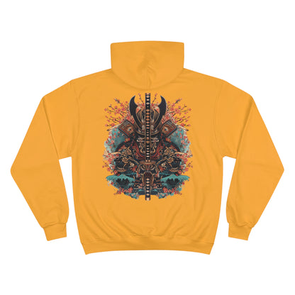 Ocean Wave Samurai Hoodie - Japanese Warrior Art Champion Sweatshirt