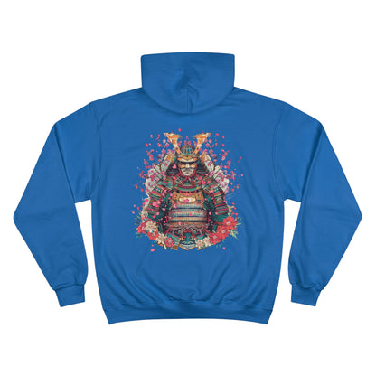 Japanese Samurai Cherry Blossom Warrior Champion Eco Hoodie - Limited Edition Traditional Art Sweatshirt