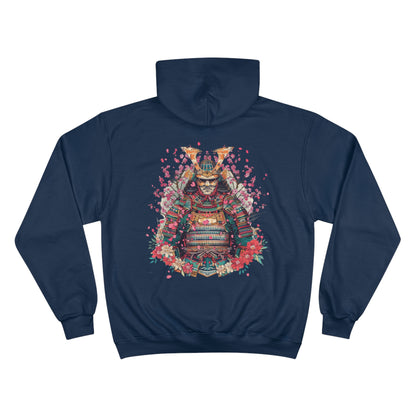 Japanese Samurai Cherry Blossom Warrior Champion Eco Hoodie - Limited Edition Traditional Art Sweatshirt