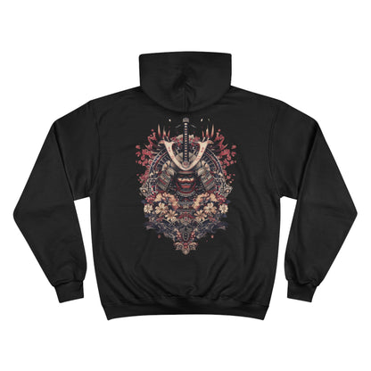 Oni Samurai Mask Hoodie - Japanese Demon Warrior Champion Sweatshirt