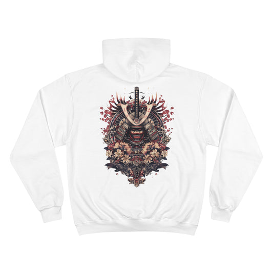 Oni Samurai Mask Hoodie - Japanese Demon Warrior Champion Sweatshirt