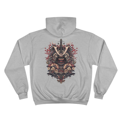 Oni Samurai Mask Hoodie - Japanese Demon Warrior Champion Sweatshirt