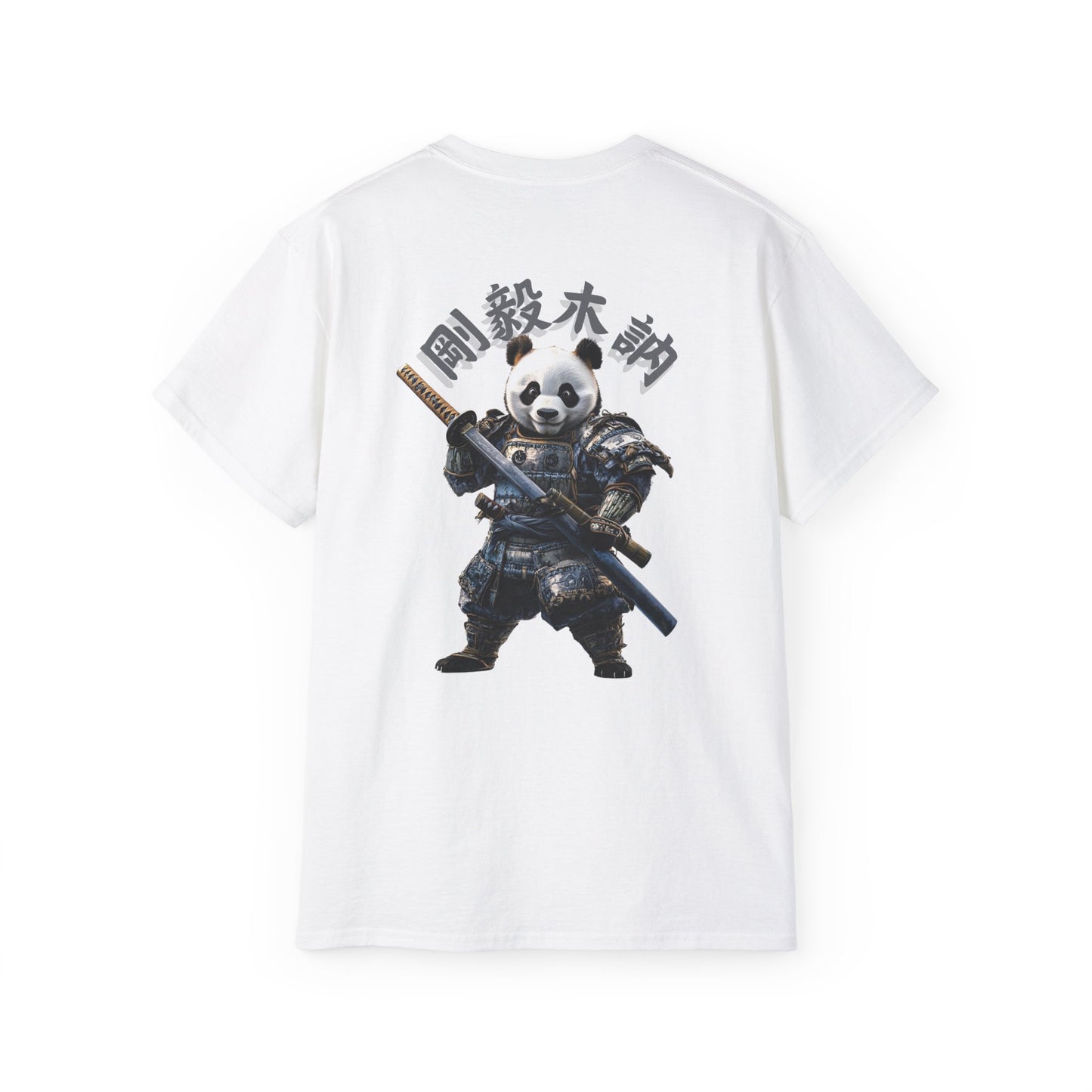 Gōki Botsutsu" Samurai Panda T-Shirt - Japanese Kanji Wisdom Tee