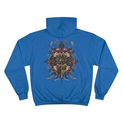 Samurai Guardian Crane Hoodie - Japanese Battle Art Champion Sweatshirt