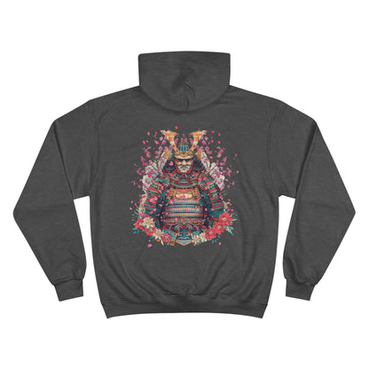 Japanese Samurai Cherry Blossom Warrior Champion Eco Hoodie - Limited Edition Traditional Art Sweatshirt