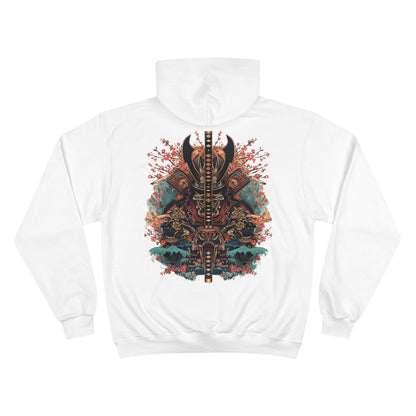 Ocean Wave Samurai Hoodie - Japanese Warrior Art Champion Sweatshirt