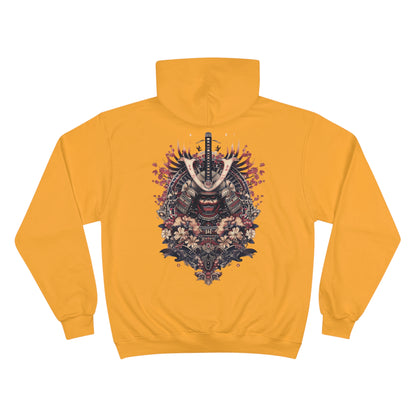 Oni Samurai Mask Hoodie - Japanese Demon Warrior Champion Sweatshirt