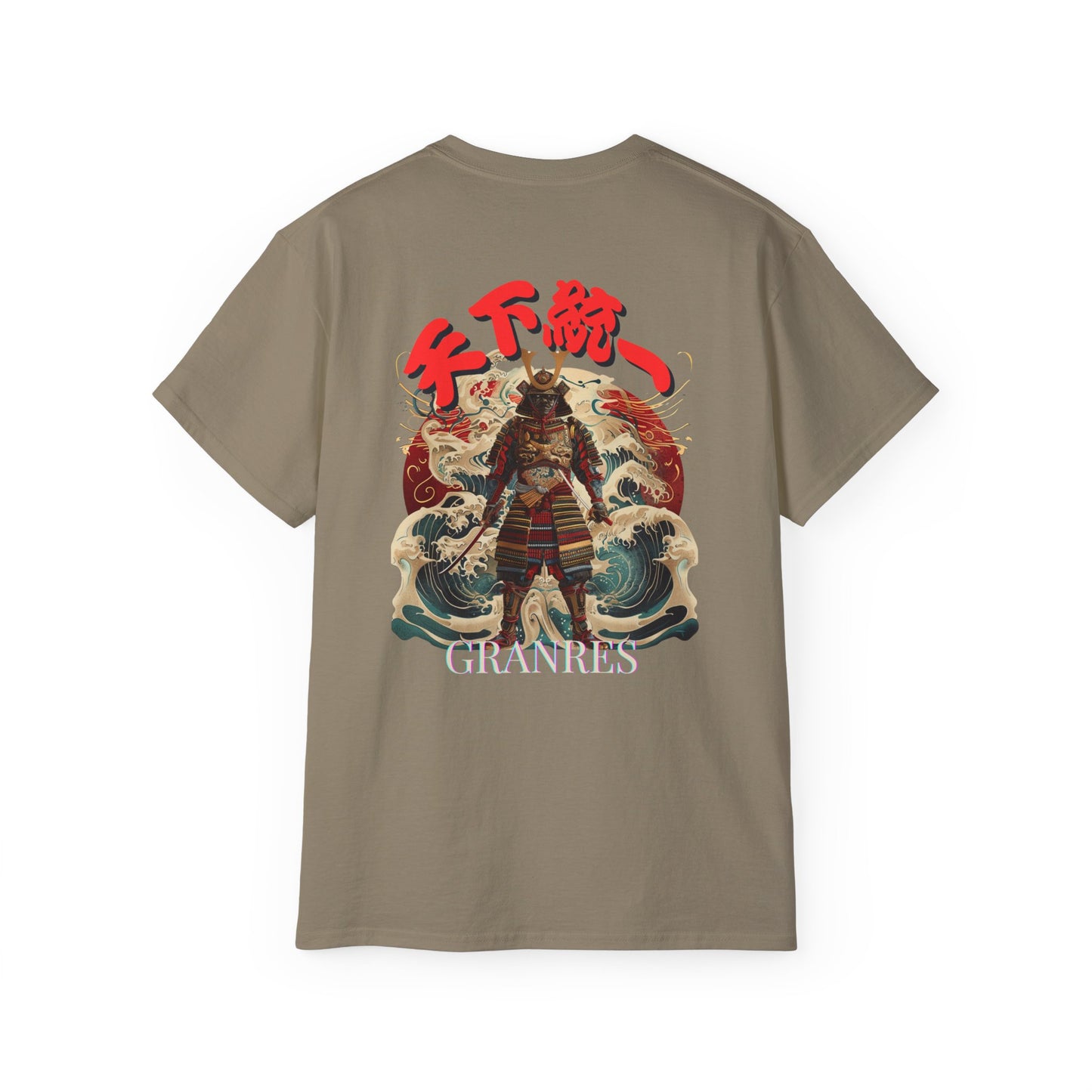 Samurai Warrior Japanese Art T-Shirt - Traditional Armor Back Print Tee