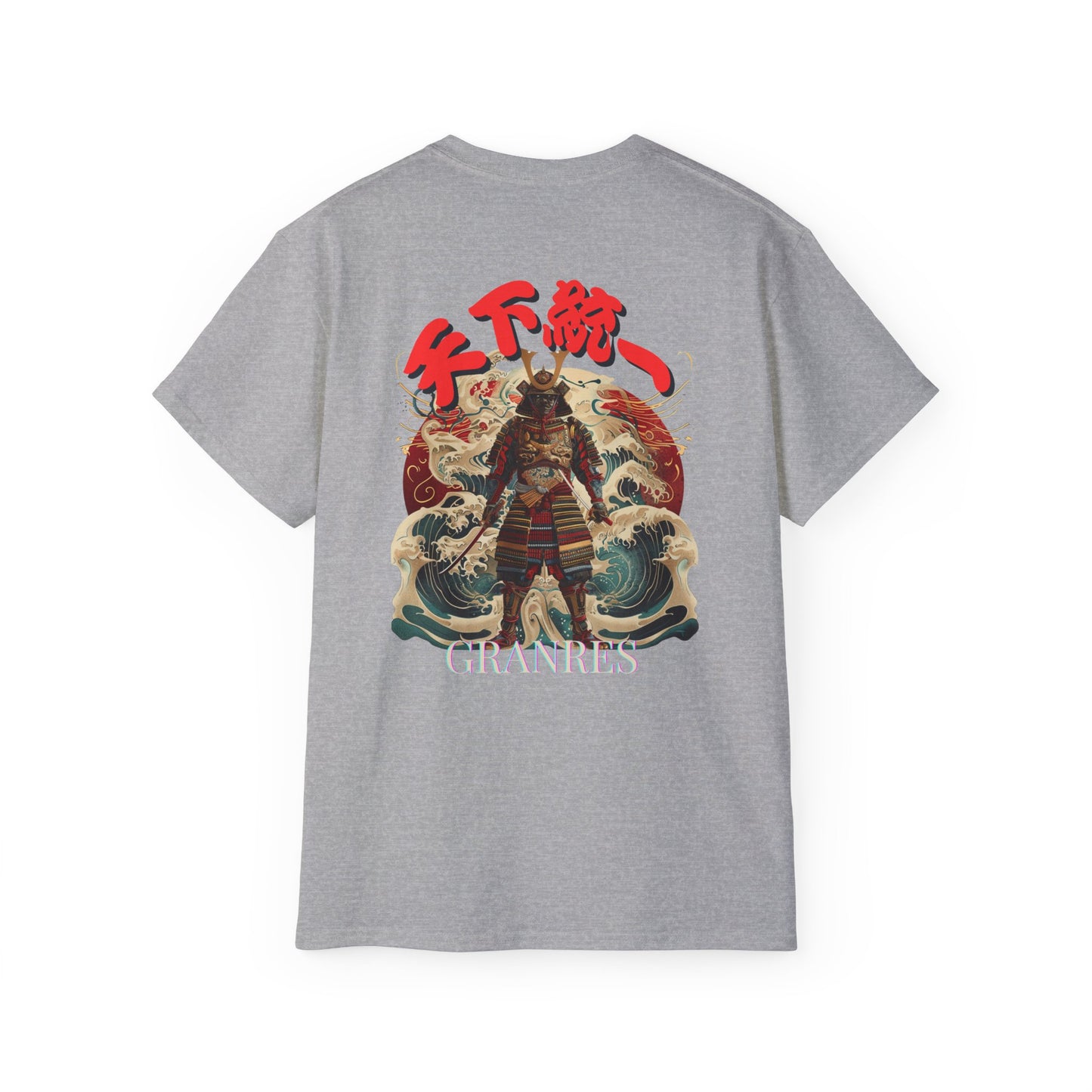 Samurai Warrior Japanese Art T-Shirt - Traditional Armor Back Print Tee